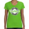 Women's V-Neck Fine Jersey Tee Thumbnail