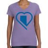 Women's V-Neck Fine Jersey Tee Thumbnail
