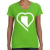 Women's V-Neck Fine Jersey Tee Thumbnail