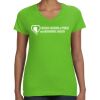 Women's V-Neck Fine Jersey Tee Thumbnail