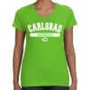 Women's V-Neck Fine Jersey Tee Thumbnail