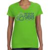 Women's V-Neck Fine Jersey Tee Thumbnail