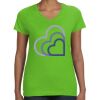 Women's V-Neck Fine Jersey Tee Thumbnail