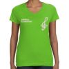 Women's V-Neck Fine Jersey Tee Thumbnail