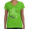 Women's V-Neck Fine Jersey Tee Thumbnail