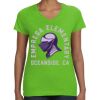 Women's V-Neck Fine Jersey Tee Thumbnail