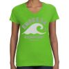 Women's V-Neck Fine Jersey Tee Thumbnail