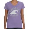 Women's V-Neck Fine Jersey Tee Thumbnail