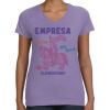 Women's V-Neck Fine Jersey Tee Thumbnail